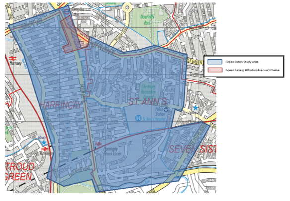 Green-lanes-study-area-map